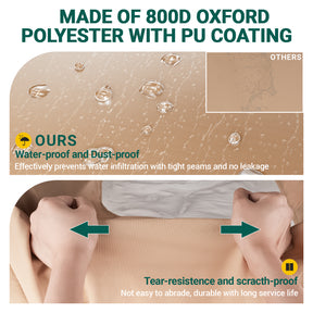 Golf Cart Universal Rear Golf Bag Rain Cover, Foldable Rain Cover | Drive-up