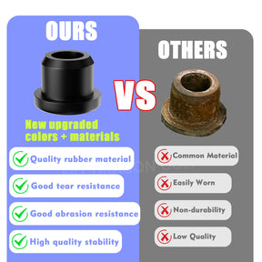 Black Golf Cart Rear Leaf Spring Bushing Kit for Club Car Precedent | Drive-up