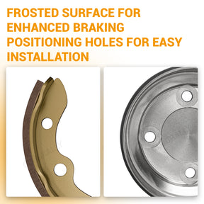 Rear Brake Drum/Hub and Brake Shoes Deluxe Repair Kit, for Club Car | Drive-up