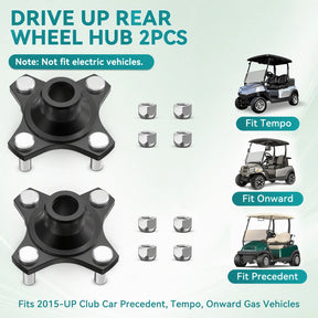Club Car Rear Wheel Hubs Replacement 2PC Gas
