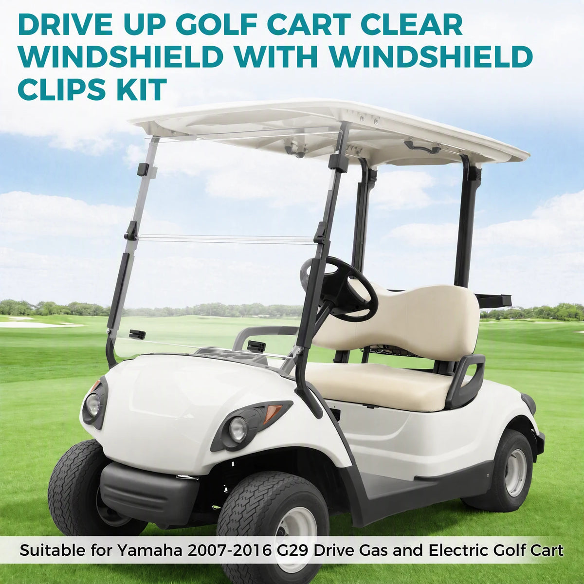 Golf Cart Windshield for Yamaha G29