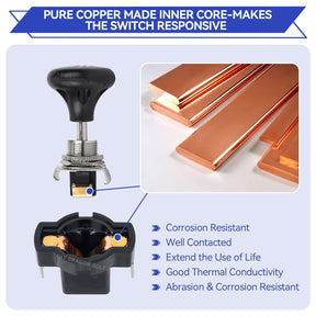 Universal Golf Cart Light Switch, Push Pull Headlight Switch Button-12Volt Light Switch 2PCS Replace for Golf Cart Club Car, Yamaha, EZGO Light Switch, OEM #4034 |Drive-up