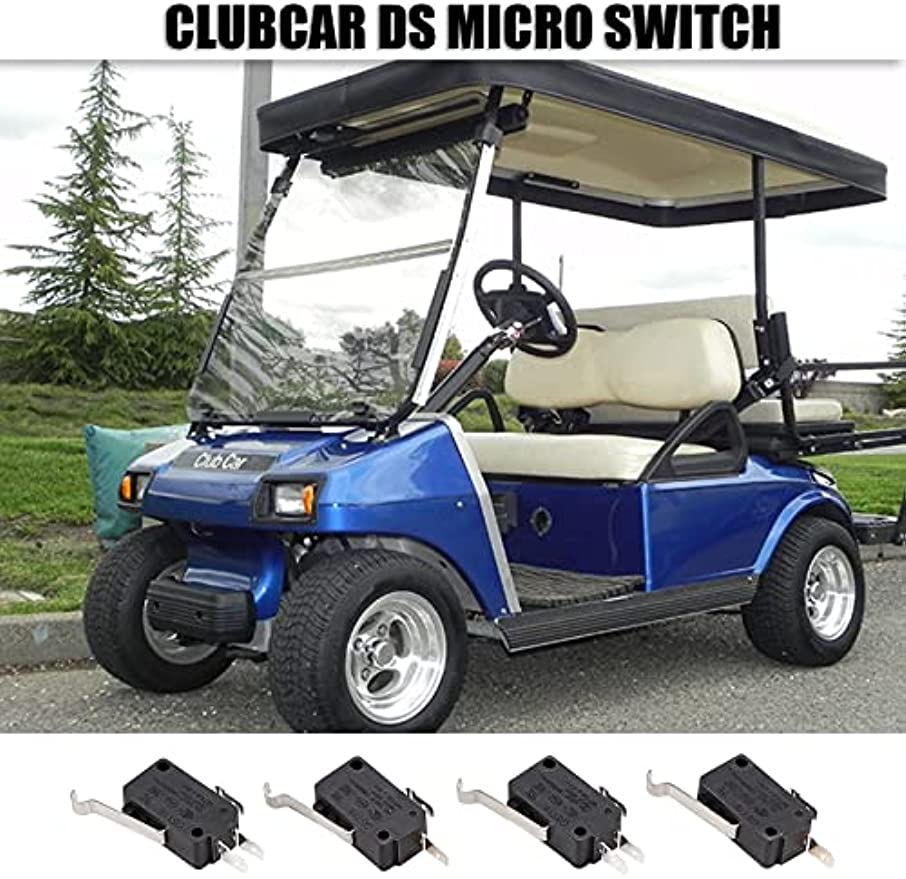 Drive-up 4 Pack Micro Switch 2&3 Prong Fit Club Car DS & Precedent Car Golf OEM 1014807 1014808